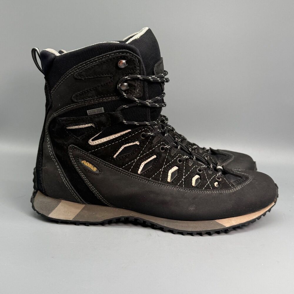 Asolo Alliance Gore-Tex Women's 10 Black Lace Up Waterproof Outdoor Winter Boots